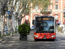 Un bus in servizio sulla linea 2