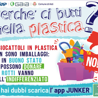 &quot;Perché ci butti nella plastica? No!&quot;: al via ad Asti la nuova campagna per evitare errori