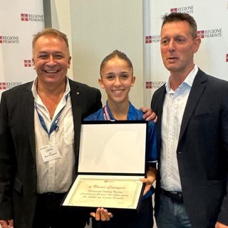 La premiazione di Noemi Lasagna