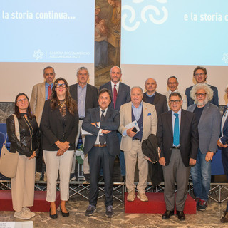 Alcune immagini dell'incontro che si è tenuto questa mattina ad Alessandria