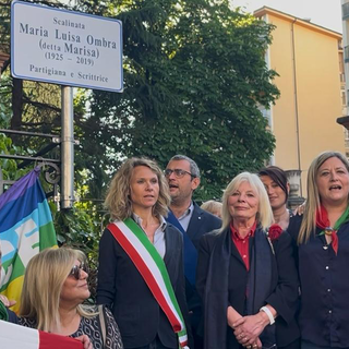 La scalinata di Maria Luisa Ombra: cerimonia di intitolazione al Bosco dei Partigiani