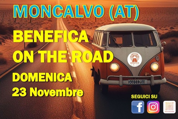 Moncalvo: domenica 23 novembre torna il mercato di “Benefica On The Road”! Moncalvo: domenica 23 novembre torna il mercato di “Benefica On The Road”!