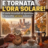 Lancette indietro e sessanta minuti di sonno in più: è tornata l'ora solare Lancette indietro e sessanta minuti di sonno in più: è tornata l'ora solare