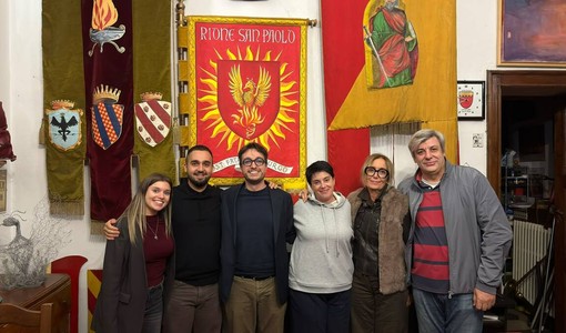 Continuità e nuove energie per guidare il Rione San Paolo verso il Palio 2027