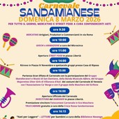 San Damiano d’Asti: domenica 8 marzo il Carnevale Sandamianese tra tradizione, festa e attenzione alla Giornata della Donna San Damiano d’Asti: domenica 8 marzo il Carnevale Sandamianese tra tradizione, festa e attenzione alla Giornata della Donna