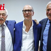 Giovanni Zola, Marco Scaglione e Fiorenzo Gaita. Nella galleria fotografica , le immagini del cinquantennale del reparto (Merfephoto - Efrem Zanchettin)