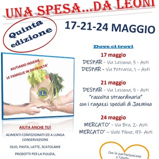 Torna “Una spesa… da Leoni”: ad Asti la solidarietà passa tra gli scaffali