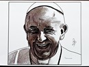 Papa Francesco, opera di Lorenzo Barruscotto
