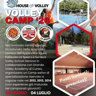 Volley Camp 2026: a Santo Stefano d’Aveto una settimana di sport, crescita e alta specializzazione