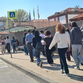 Una passeggiata esplorativa degli studenti