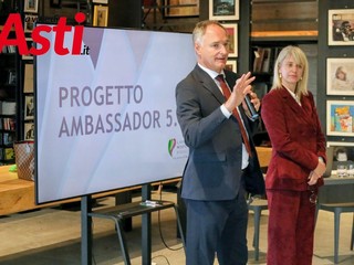 Bruno Bertero e Giorgia Deiuri ritratti nel corso della presentazione (Ph. Merfephoto - Efrem Zanchettin)