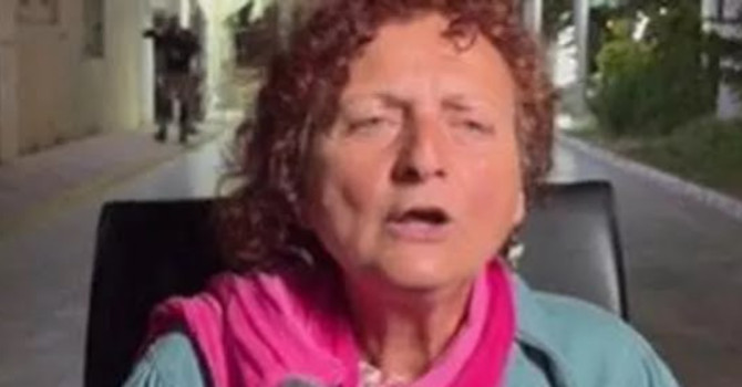 La foto circolata in rete di Dina Alberizia