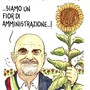 I Girasoli di Farigliano nella vignetta di Danilo Paparelli
