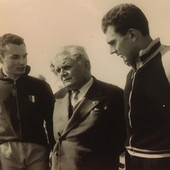 Immagini sbiadite, ricordi vivissimi: Livio Berruti con Attilio Bravi simboli dell'atletica italiana Immagini sbiadite, ricordi vivissimi: Livio Berruti con Attilio Bravi simboli dell'atletica italiana