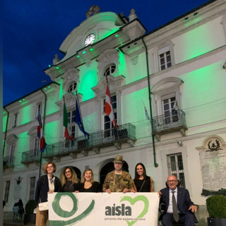 Il Comune di Asti illuminato di verde nel 2023