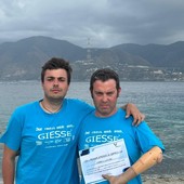 Andrea Lanari (a destra) con l'astigiano Giacomo Sardo