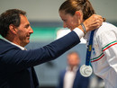 La consegna della medaglia d'argento all'atleta astigiana (immagine tratta dal sito della fipm.it) La consegna della medaglia d'argento all'atleta astigiana (immagine tratta dal sito della fipm.it)