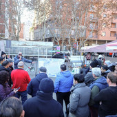 Un'immagine d'archivio di una precedente manifestazione di protesta degli ambulanti