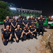 Il gruppo in partenza