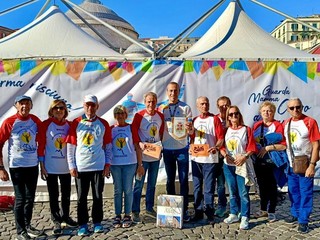 Nell'immagine, sempre da sinistra a destra: Naldo Turello, Alessandro Vespa, Giovanni Palmieri, Angelo Marchione, Michelina Tedesco, Gianfranco Chiaranda, Emanuela Ferrante, Clorinda Critelli, Mara Marchioretti, Nicola Lazzaro, Sandra Lovisone e Luciano Oldano