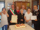 Un'immagine della festa per i 100 anni della signora Tamantini
