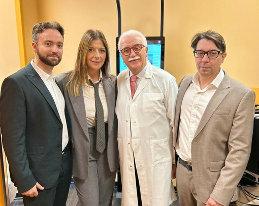 Nell'immagine, da sinistra a destra: Alessandro Tarricone, Mery Segneri, Giorgio Calabrese e Gianluca Tordi Nell'immagine, da sinistra a destra: Alessandro Tarricone, Mery Segneri, Giorgio Calabrese e Gianluca Tordi