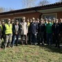 Il gruppo alpini con il sindaco di Asti Maurizio Rasero