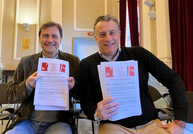 Tomalino e Costa con il programma di Asti Film Festival