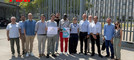 Le immagini della visita e della conferenza stampa (Merphefoto)