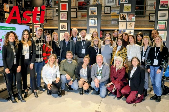 Foto di gruppo per gli ambassador del progetto