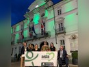 Il Municipio di Asti illuminato di "verde Aisla" in una precedente edizione della Giornata Il Municipio di Asti illuminato di "verde Aisla" in una precedente edizione della Giornata