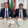 Il presidente Cirio con l'assessore Bussalino Il presidente Cirio con l'assessore Bussalino