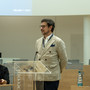 Il presidente dell'Ente Fiera Axel Iberti durante la presentazione della Fiera Internazionale del Tartufo Bianco d'Alba 2026 a Milano