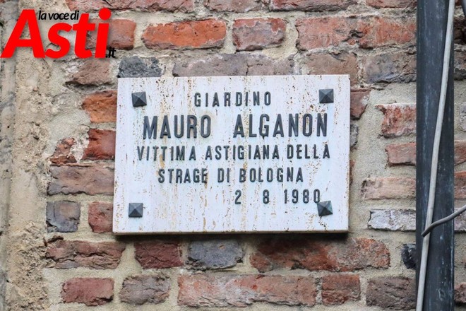 Targa commemorativa dedicata a Mauro Alganon (ph. Efrem Zanchettin)