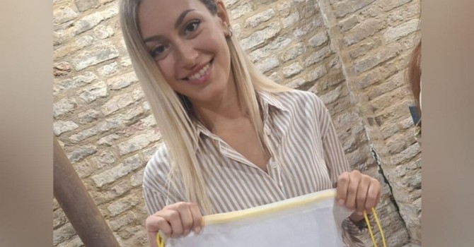 Alice Nosenzo al lavoro a Portacomaro