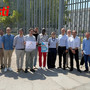 Le immagini della visita e della conferenza stampa (Merphefoto) Le immagini della visita e della conferenza stampa (Merphefoto)