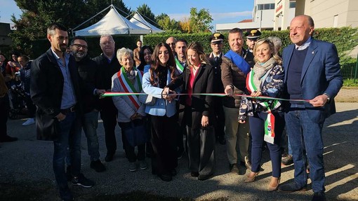L'inaugurazione a Baldichieri L'inaugurazione a Baldichieri