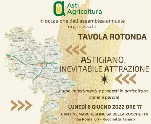 &quot;Astigiano, inevitabile attrazione, i nuovi investimenti e progetti in agricoltura, come e perché”, talk show di Asti Agricoltura