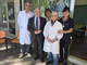 Il dottor Lucia con i medici Valter Saracco, Irene Novarese, Marina Gavosio con l'infermiera Monica