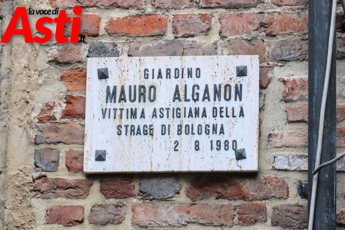 Targa commemorativa dedicata a Mauro Alganon (ph. Efrem Zanchettin)