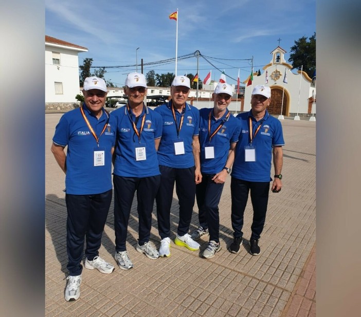 Borin con la sua squadra (Ph. Assopar)