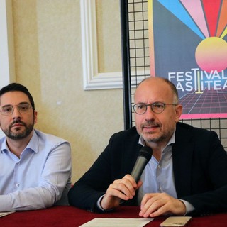 Sindaco e assessore alla Cultura ritratti in occasione della presentazione della 46esima edizione della rassegna (pn. Merfephoto - Efrem Zanchettin)