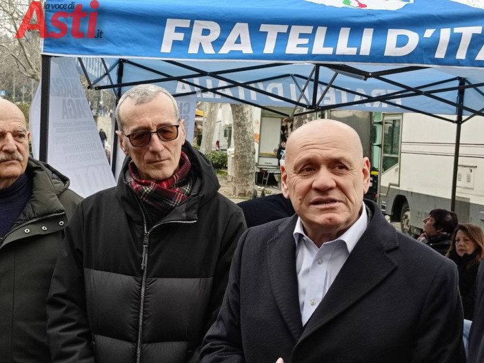 Berzano con Fabrizio Comba (coordinatore regionale FdI)