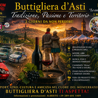 Buttigliera d’Asti accende maggio tra Freisa e motori