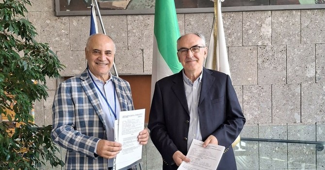 Boccia (a sinistra nell'immagine) e Saracco Boccia (a sinistra nell'immagine) e Saracco