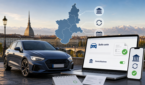 Sconto sul bollo auto in Piemonte: al via l'addebito sul conto corrente per snellire la burocrazia