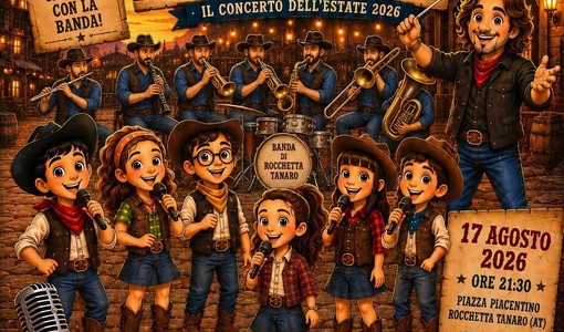 Concerto d’estate a Rocchetta Tanaro: i bambini della Banda protagonisti di “Sanremo Junior”