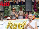 Vittoria Briccarello e Patrizio Onori ritratti (ph. Merfephoto - Efrem Zanchettin) durante gli interventi finali del Pride 2024