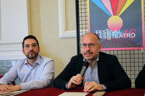 Sindaco e assessore alla Cultura ritratti in occasione della presentazione della 46esima edizione della rassegna (pn. Merfephoto - Efrem Zanchettin)