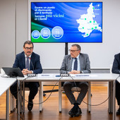 Da sinistra, Cazzullo, Cornaglia e Stra